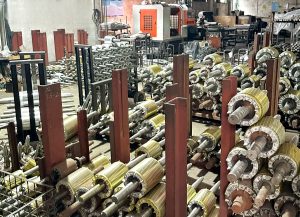 Rotor processing shop